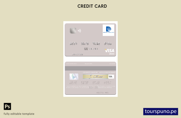 listo para imprimir Senegal La plantilla de tarjeta de débito visa del Banco Com